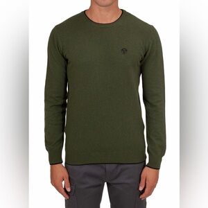 North Sails Men’s Olive Knitwear Long Sleeve Wool Cashmere